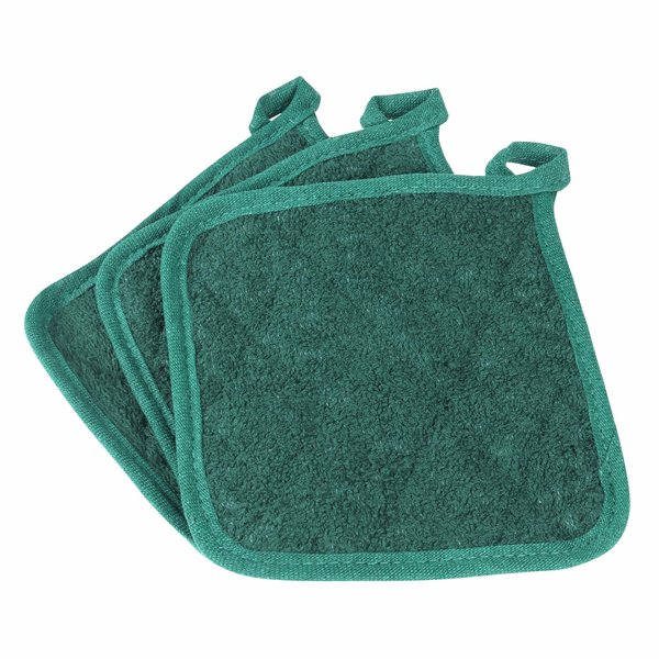 Monarch Pot Holders Green  , 12PK POT-GREEN